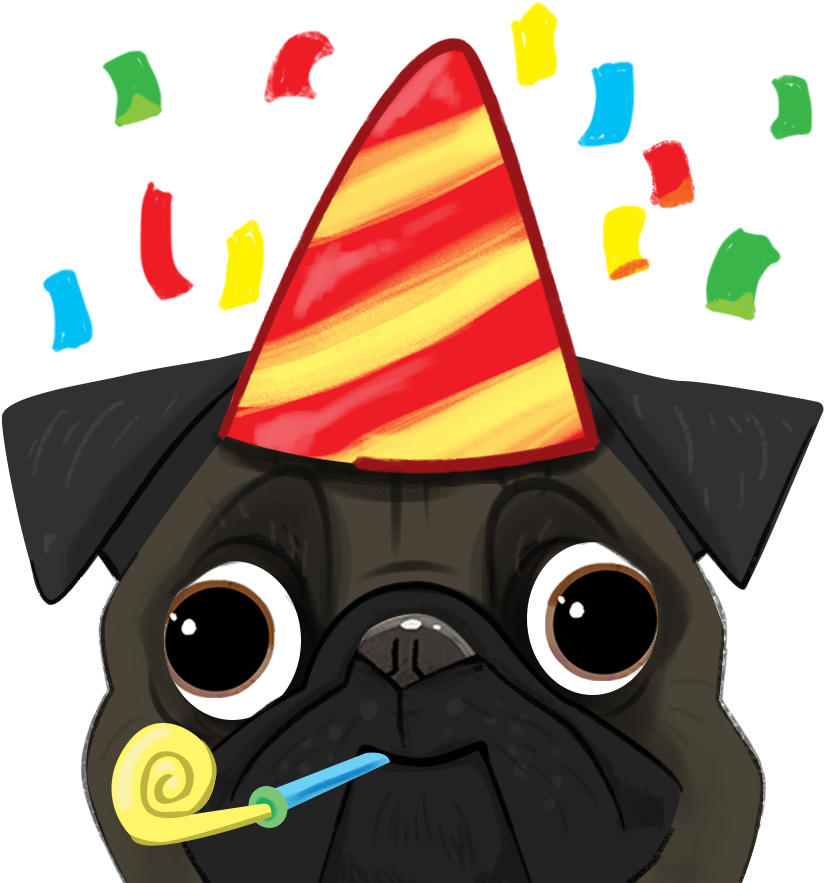 :pugbirthday: